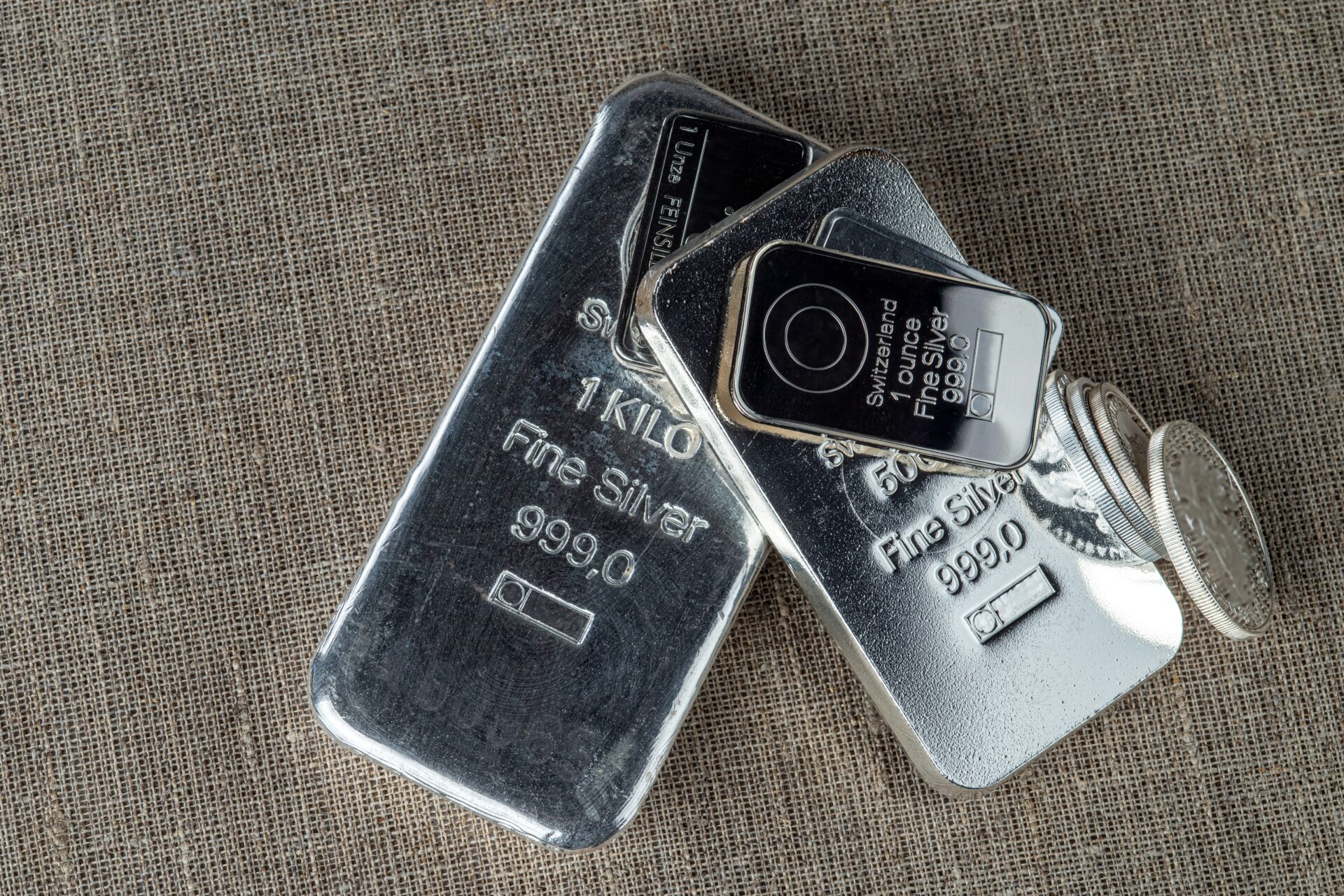 Pièces et lingots d’argent